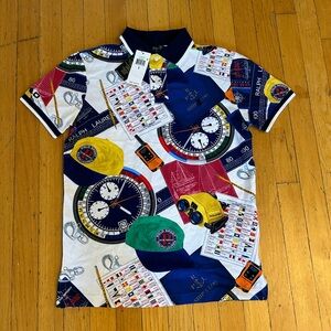 NWT POLO RALPH LAUREN Yacht Print Polo Shirt